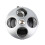 RMS 4-Hole Objective Lens Adapter for Microscope, Aluminum, 20.2mm 2