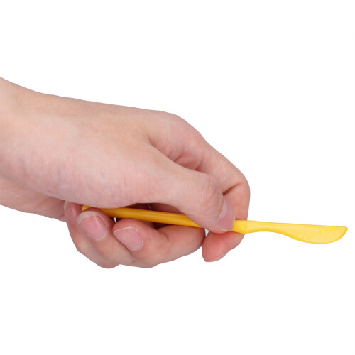 Set da 14 pezzi di strumenti per modellare l'argilla plastica, giallo 2