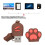 Clé USB dessin animé mignonne 2 Go USB 2.0 Mini colorée 12