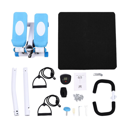 Fitness Stepper With Handlebars Resistance Band 2