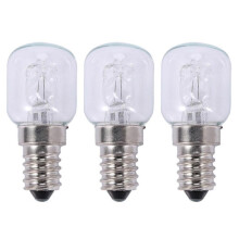 3x E14 High Temperature Bulb 500 Degrees 25w Halogen Bubble Oven Bulb E14 250v 25w Quartz Bulb Tw