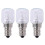 3x E14 High Temperature Bulb 500 Degrees 25w Halogen Bubble Oven Bulb E14 250v 25w Quartz Bulb Tw 1