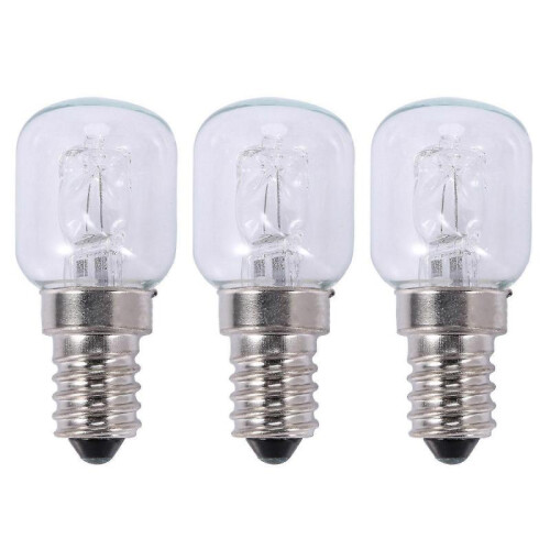 3x E14 High Temperature Bulb 500 Degrees 25w Halogen Bubble Oven Bulb E14 250v 25w Quartz Bulb Tw