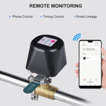 Vanne d'eau 12 W 807060 mm noire Wi‑Fi intelligent