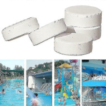 (100pcs) 50pcs/100/200pcs Chlorine Tablets Multifunction Instant Disinfection For Swimming Pool Tub Spa Tw