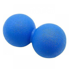 (Blue) Peanut Massage Ball Exercise Lacrosse Balls Tpe Double Muscle Sports Gym Yoga Ball Trigger Point Therapy Myofascial Release Tw