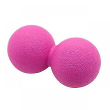 (Red) Peanut Massage Ball Exercise Lacrosse Balls Tpe Double Muscle Sports Gym Yoga Ball Trigger Point Therapy Myofascial Release Tw
