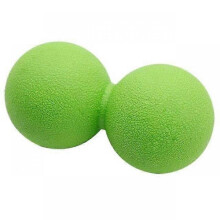 (Green) Peanut Massage Ball Exercise Lacrosse Balls Tpe Double Muscle Sports Gym Yoga Ball Trigger Point Therapy Myofascial Release Tw