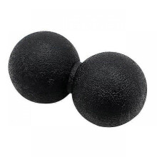 (Black) Peanut Massage Ball Exercise Lacrosse Balls Tpe Double Muscle Sports Gym Yoga Ball Trigger Point Therapy Myofascial Release Tw