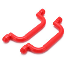 Sicherheits-Rutschfeste Haltegriffe Montage-Kit für Kinder Klettergerüst Schaukeltoy Rot
