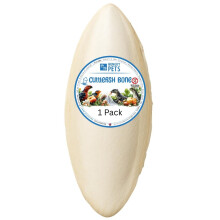 Hungry Pets Cuttlefish Bone 1 Pack | Natural Calcium Mineral Bird Cage Accessory