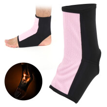 BN FIGHT Muay Thai MMA Knöchelstützgürtel atmen Ankle Guard für Muay Thai Sanda L Größe Pink