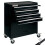 AREBOS AREBOS 4-Drawer +Compartment Tool Cabinet Garage Tool Chest with Wheels Workshop Tool Storage Lockable Black 1