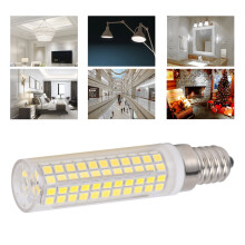 E14 Glühbirne LED Maislampe 1500LM 136 LED Dimmbare Glühbirne für Kronleuchter Deckenleuchte Wandlampe 220V 12W Kaltweiß