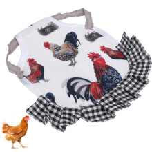 Standard-Huhn-Sattel Hühner-Schurz Henne Schürze Federfixierer Flügel-Backschutz für Geflügel Typ C Schwarzrand