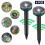(4PCS) Solar Ultrasonic Snake Mouse Repellers Pest Tw 1