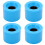 PUENTE 4 pezzi 60x45mm 78A ruote blu per longboard 2