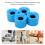 PUENTE 4 pezzi 60x45mm 78A ruote blu per longboard 4