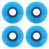 PUENTE 4 pezzi 60x45mm 78A ruote blu per longboard 16