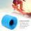 PUENTE 4 pezzi 60x45mm 78A ruote blu per longboard 3