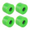 PUENTE 4pcs 60x45mm 78A Roues de longboard vertes 15