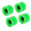 PUENTE 4pcs 60x45mm 78A Roues de longboard vertes 13