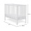 Obaby Obaby Bantam Space Saver Cot, White 8