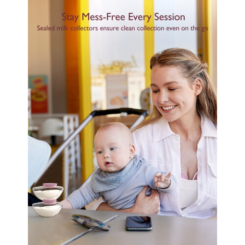 Momcozy Mobile Flow Breast Pump, App Controlled with Multi-Modes, 1 Count, Black 1