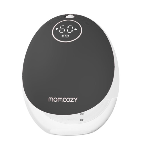Momcozy Mobile Flow Breast Pump, App Controlled with Multi-Modes, 1 Count, Black