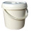 14 Litre Nappy Bucket with Lid - Cream 1