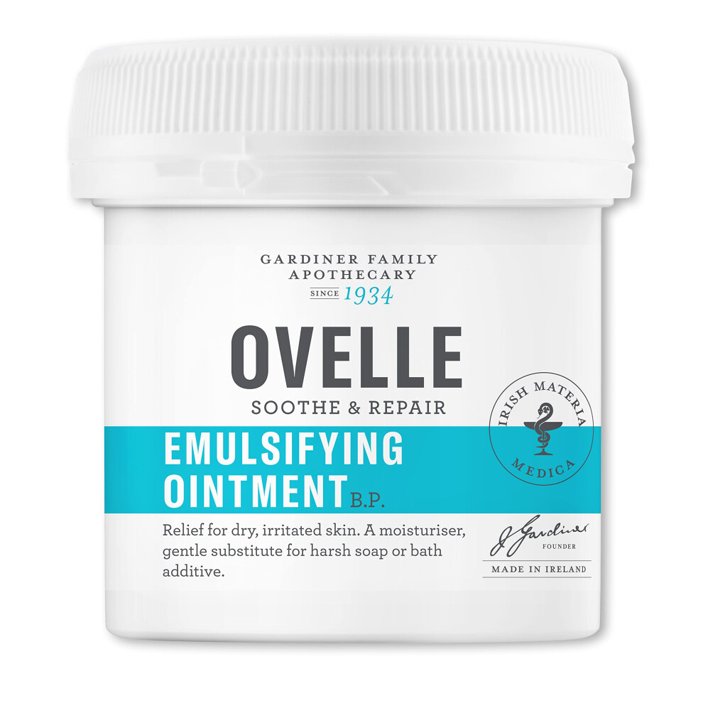 Emulsifying Ointment 500G | Emollient Moisturiser Or Gentle Substitute For Harsh Soap Ovelle