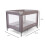 Red Kite Red Kite Sleeptight Travel Cot - Grey 7