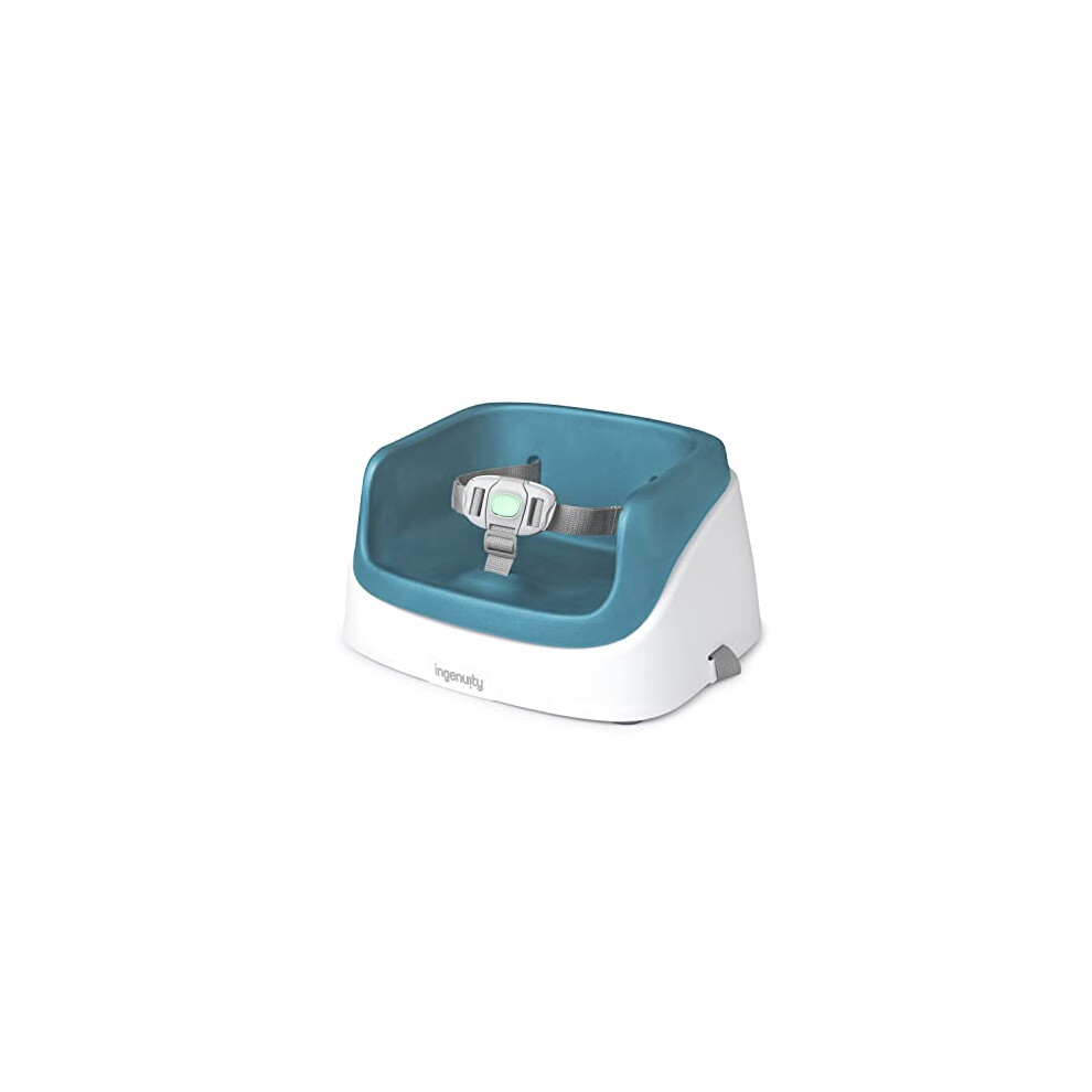 Ingenuity SmartClean Toddler Booster Seat, Peacock Blue, Dining and Feeding Seat for Toddlers, Lightweight for Travel, Easy to Clean, 3-Point Safety-image-OPC-PJRD85H-NEW