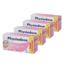 Saline Solution, Physiological Serum, Sterile Saline Solution, English Instructions (160 Saline pods, Single Doses - 4 Packs), Baby Nasal Rinse
