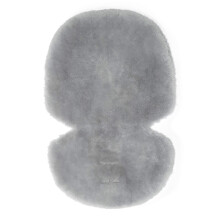 Mamas & Papas Baby Luxury Sheepskin Liner for Pram, Pushchair, Buggy, Stroller – Grey