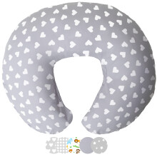 Niimo Nursing Pillow - 100% Cotton Breastfeeding Cover, Ergonomic Baby Support Pillow, Machine-Washable Baby Feeding Pillow, Multifunctional Feeding