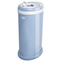 Ubbi Steel Odour Locking Nappy Disposal Bin, No Special Bag Required Money Saving, Awards-Winning, Modern Design Registry Must-Have Nappy Bin, Cloudy