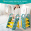 Onasti Foldable Step Stool for Kids, 2 Steps - 3 Steps Height Adjustable Toddler Step Stool, Toilet Steps for Potty Training, Learning Tower with Han 4