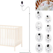 EYSAFT Baby Monitor Floor Stand Holder Baby Camera Mount and Clamp Flexible Baby Camera Holder Shelf Stand for Baby's Room Compatible with Most Baby