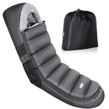 Orzbow Footmuff for Pushchair Universal, Winter Cosy Toes for Pram w/Zip, Waterproof Footmuff for Stroller w/Anti-Slip Particles, Detachable, Machine