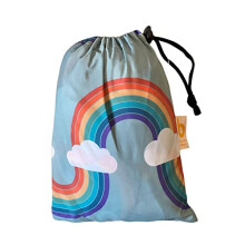 BundleBean - Babywearing Lightweight Raincover (Rainbow) - Waterproof & Windproof Baby Carrier, Includes Storage Bag, Silky-Soft Waterproof Fabric, U