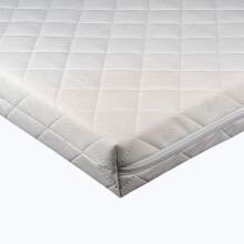 Luxe & Komfort Breathable Baby Cot/Crib Mattresses, 89 x 38 x 5 CM |Nursery Grade Foam| Removable Cover |[Made In UK]