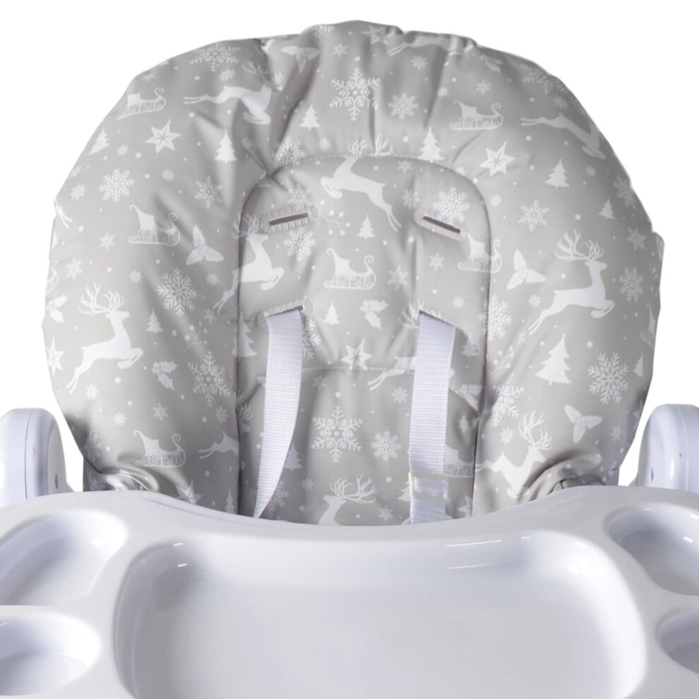 My Babiie MBHC8 Premium Highchair Seat Cover Only with 5-Point Harness - Padded PVC Seat Cover, Easy Clean, Seat Cushion Compatible with My Babiie MB-image-OPC-PJRD8XD-NEW