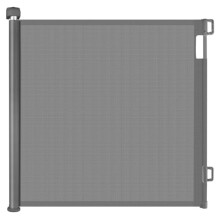 PetHot Stair Gate, Retractable Stair Gates for Baby and Dogs, Extends up to 55"/140cm Wide, 33" /83cm Tall One Handed Operation, Baby Gate for Stairs