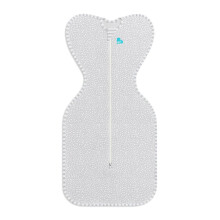 Love To Dream Swaddle Up, Medium 6-8.5 kg, Grey, Snug Fit Supports Healthy Sleep, 1.0 Tog - Ideal for 20-24C Temperatures, Machine Washable Double Z