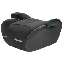 globakids I-Size Booster Car Seat - 125-150cm,Child Booster Seat,Comfortable, Compact & Lightweight,Portable Car Seats for Kids,ECE R129，Black