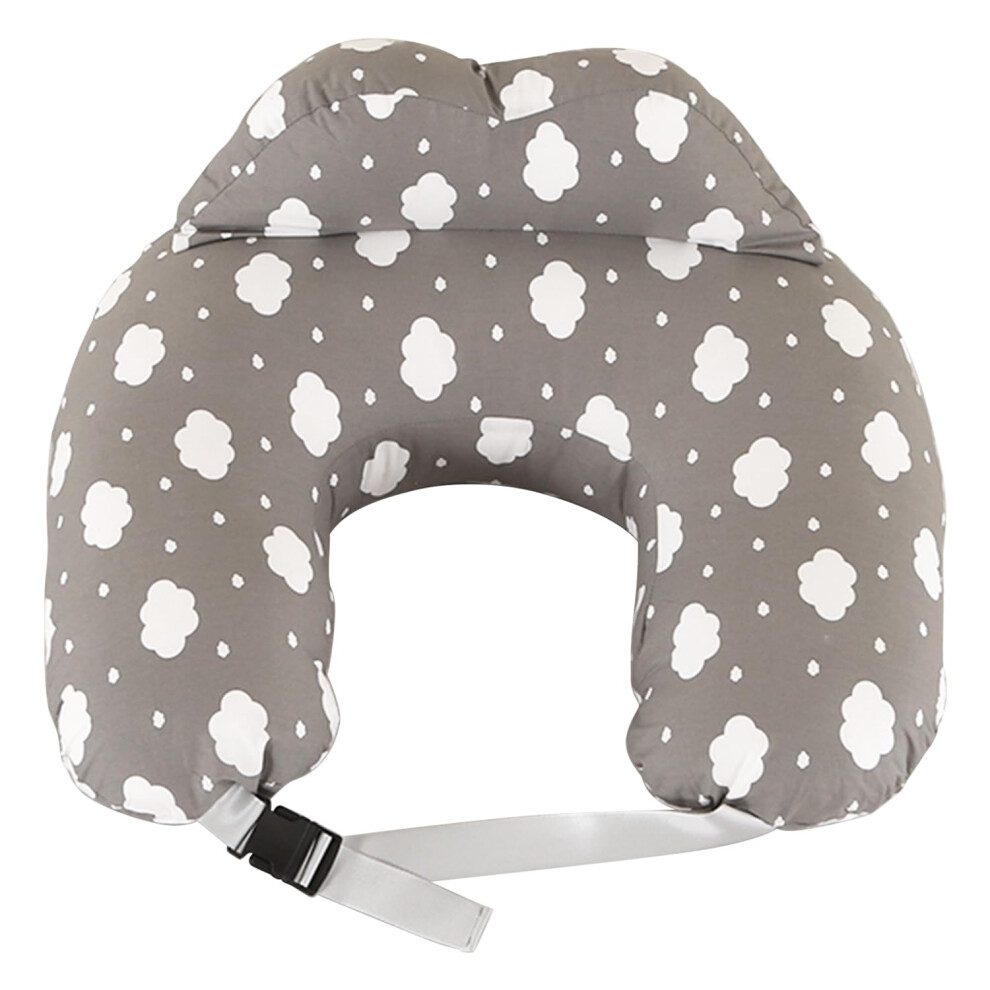 Labtec Nursing Pillow for Breastfeeding, Multifunctional Breast Feeding Pillow with Adjustable Waist Strap and Safety Fence, 100% Cotton Removable Pi-image-OPC-PJRD9CK-NEW