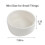 3 Pack Small Woven Cotton Rope Gift Baskets for Organizing, White 4