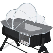 Orzbow Universal Mosquito Net for Travel Cot,Durable Cat Net for Co Sleeper Crib,Stable Mosquito Canopy for Bedside Crib with Noiseless Zipper,Easy A