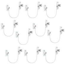 10Pcs Window Restrictor Locks for Kids Window Restrictors UPVC Baby Security Window Locks with Screws Keys for Baby Child Children Safety, Window Loc